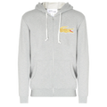CDG Shirt x Lacoste Gray Zip Up Hoodie - L