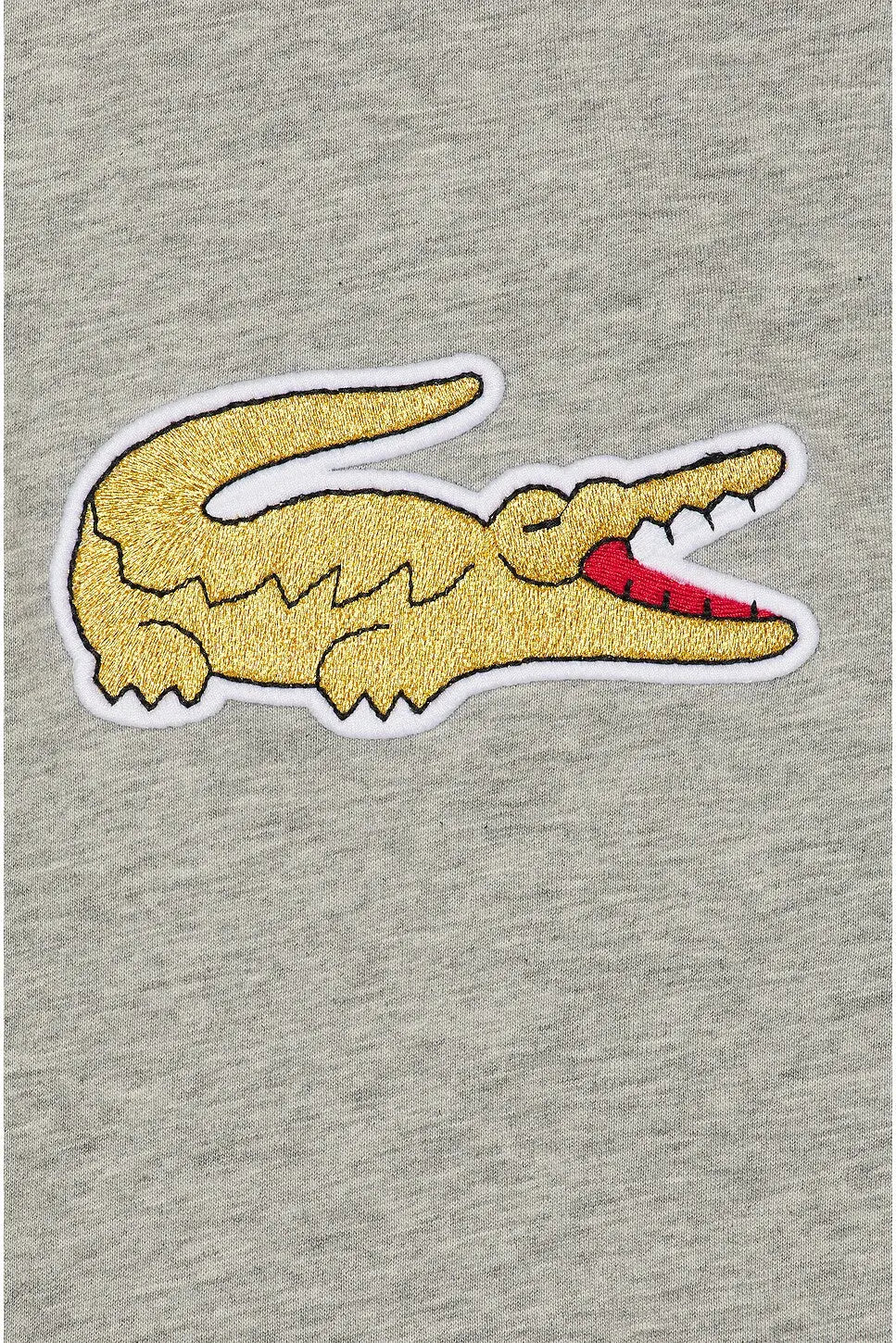 CDG Shirt x Lacoste Logo Print Tee Gray X-Large
