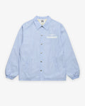 CDG x G-DRAGON Übermensch Striped Coaches Jacket Blue - Jackets