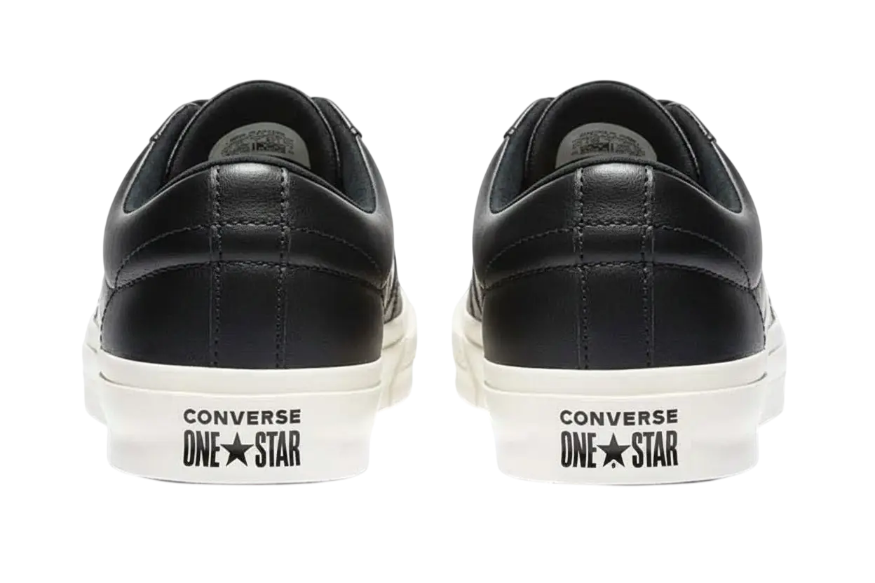Converse One Star Academy Black Leather - 10