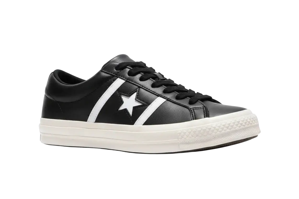 Converse One Star Academy Black Leather - 10