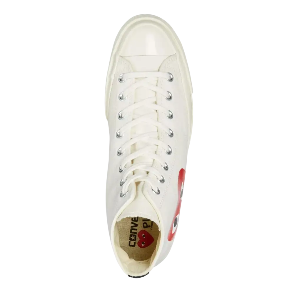 Converse x CDG Play All Star Chuck 70 High White - 9