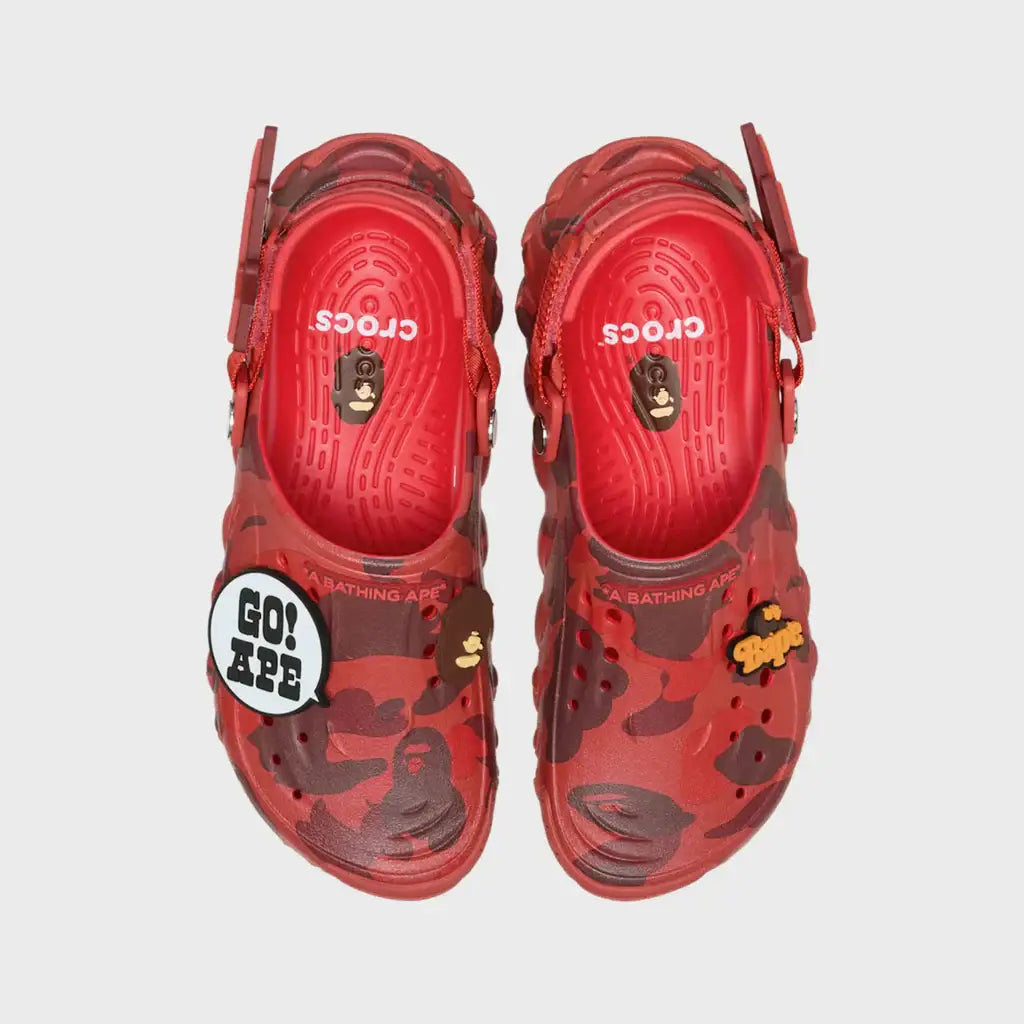 Crocs X BAPE Echo RO Clog Flame Size 7