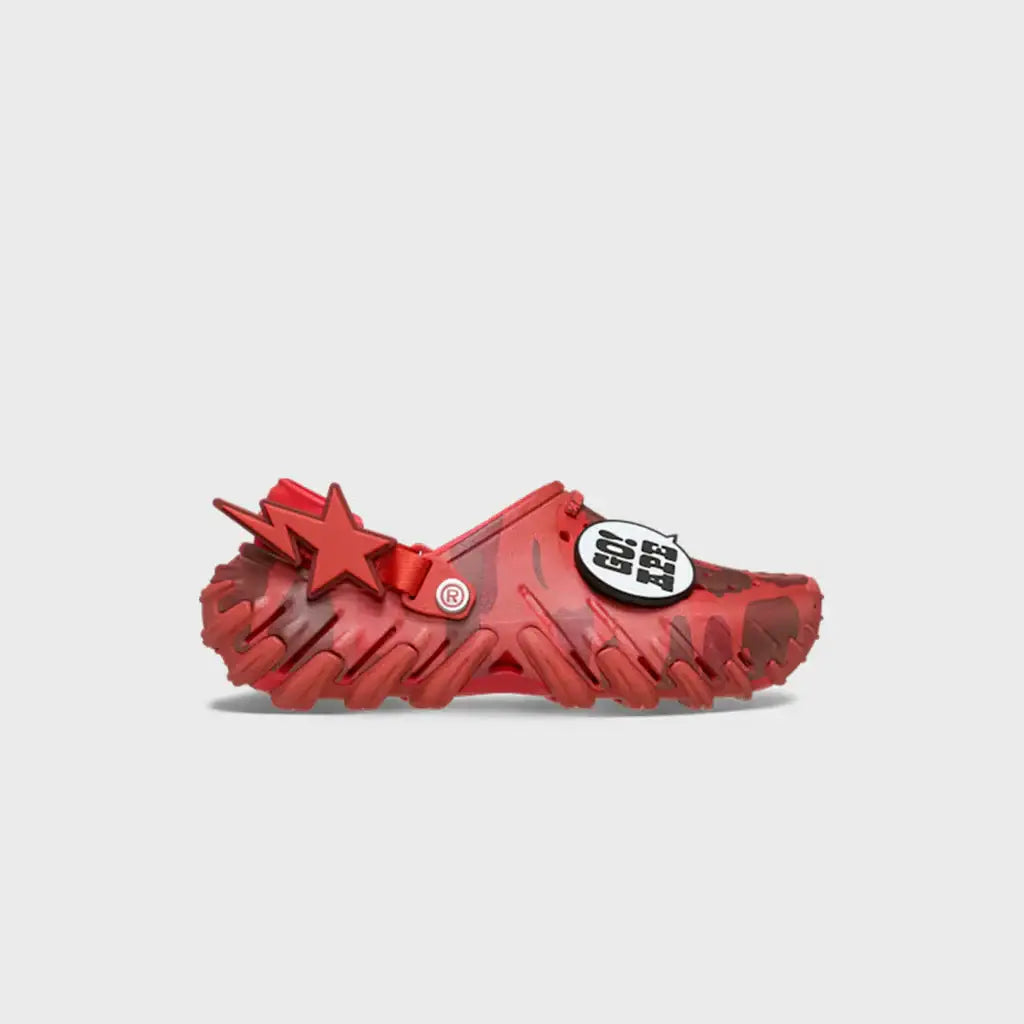 Crocs X BAPE Echo RO Clog Flame Size 7