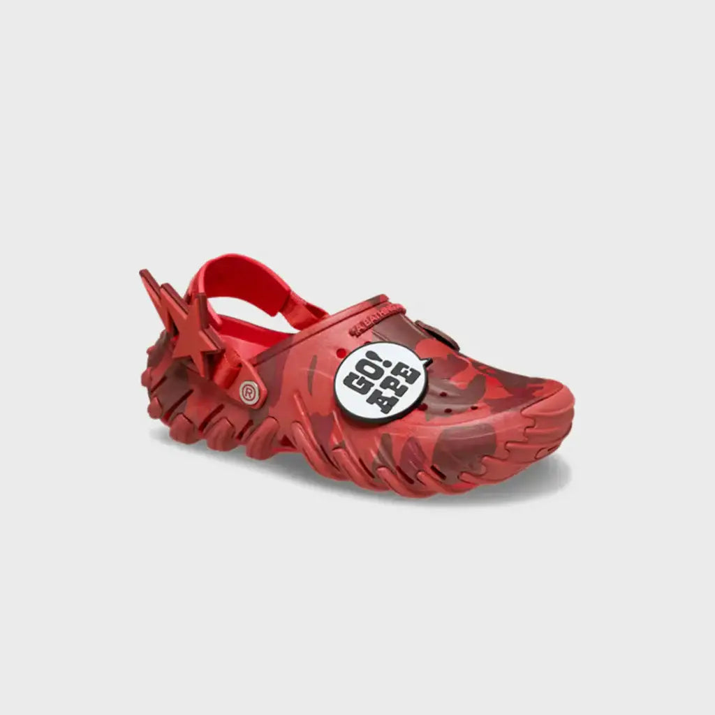 Crocs X BAPE Echo RO Clog Flame Size 7