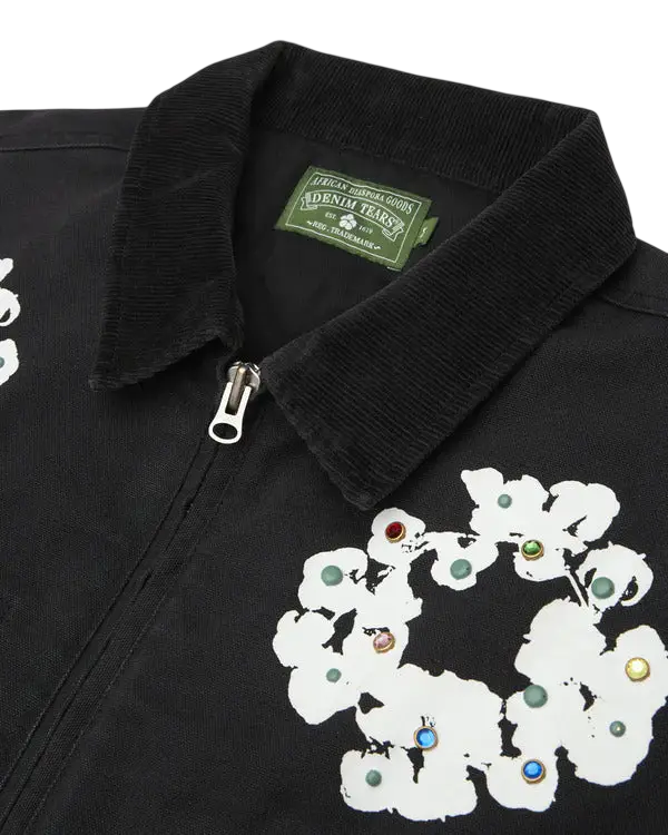 Denim Tears Work Jacket Black - M