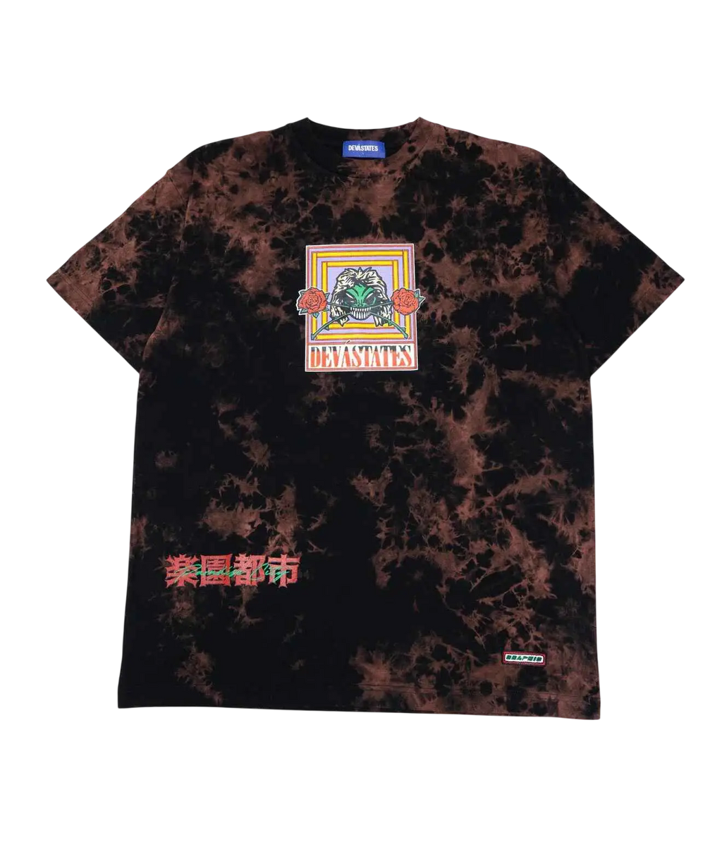 Deva States Appetite T-Shirt Bleached Black - M