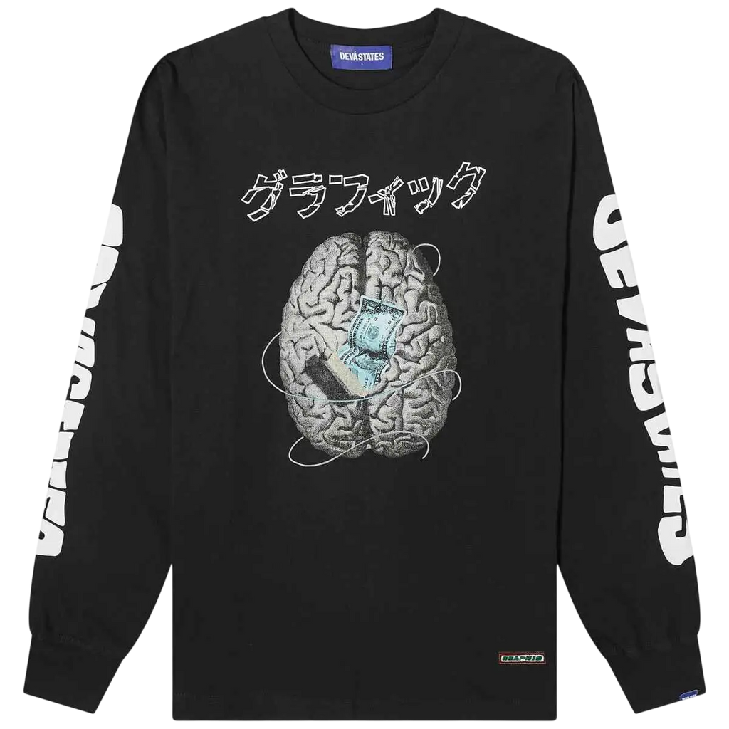 Deva States Lure Long Sleeve Tee Black - M