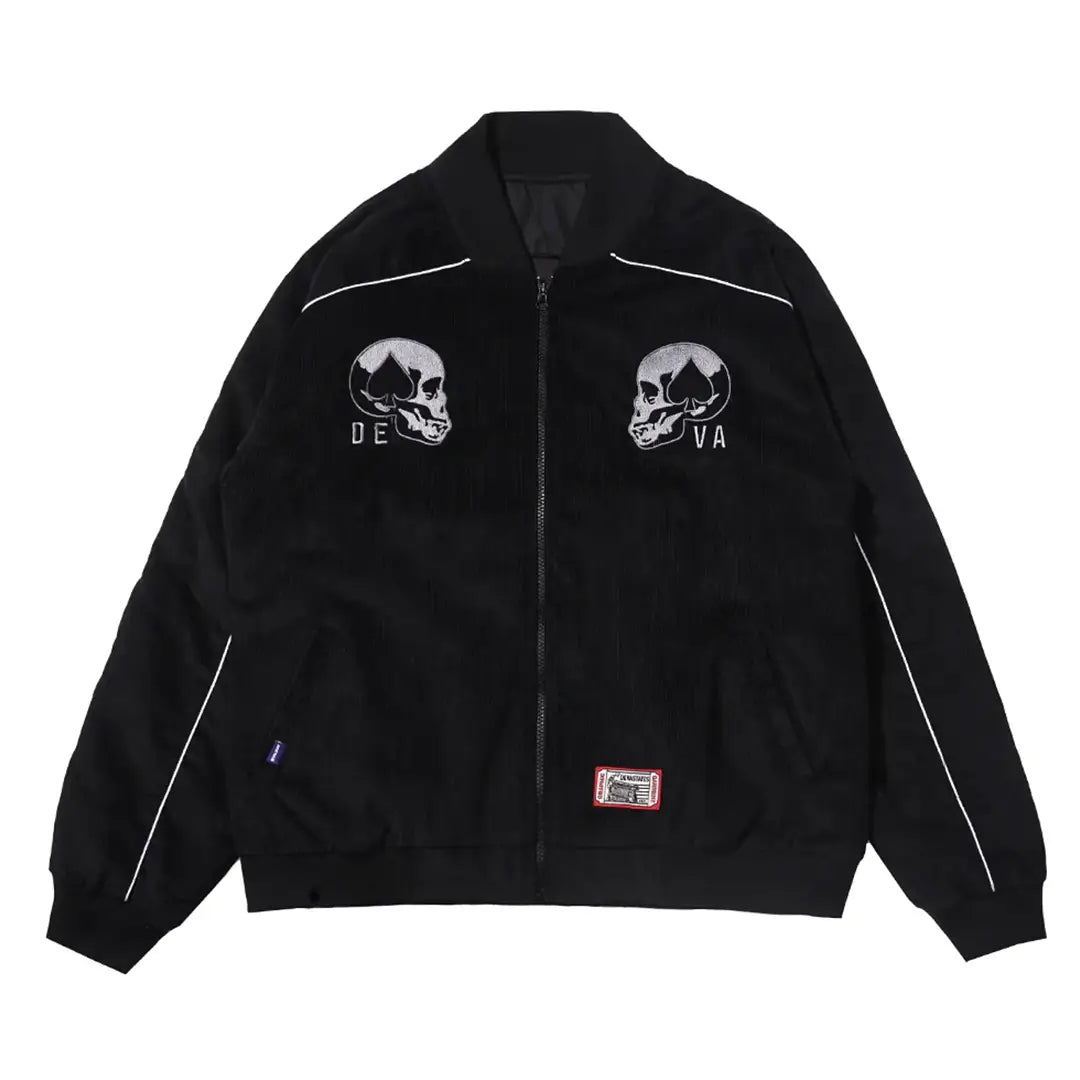 Deva States Road Crew Reversible Souvenir Corduroy Jacket Black Large