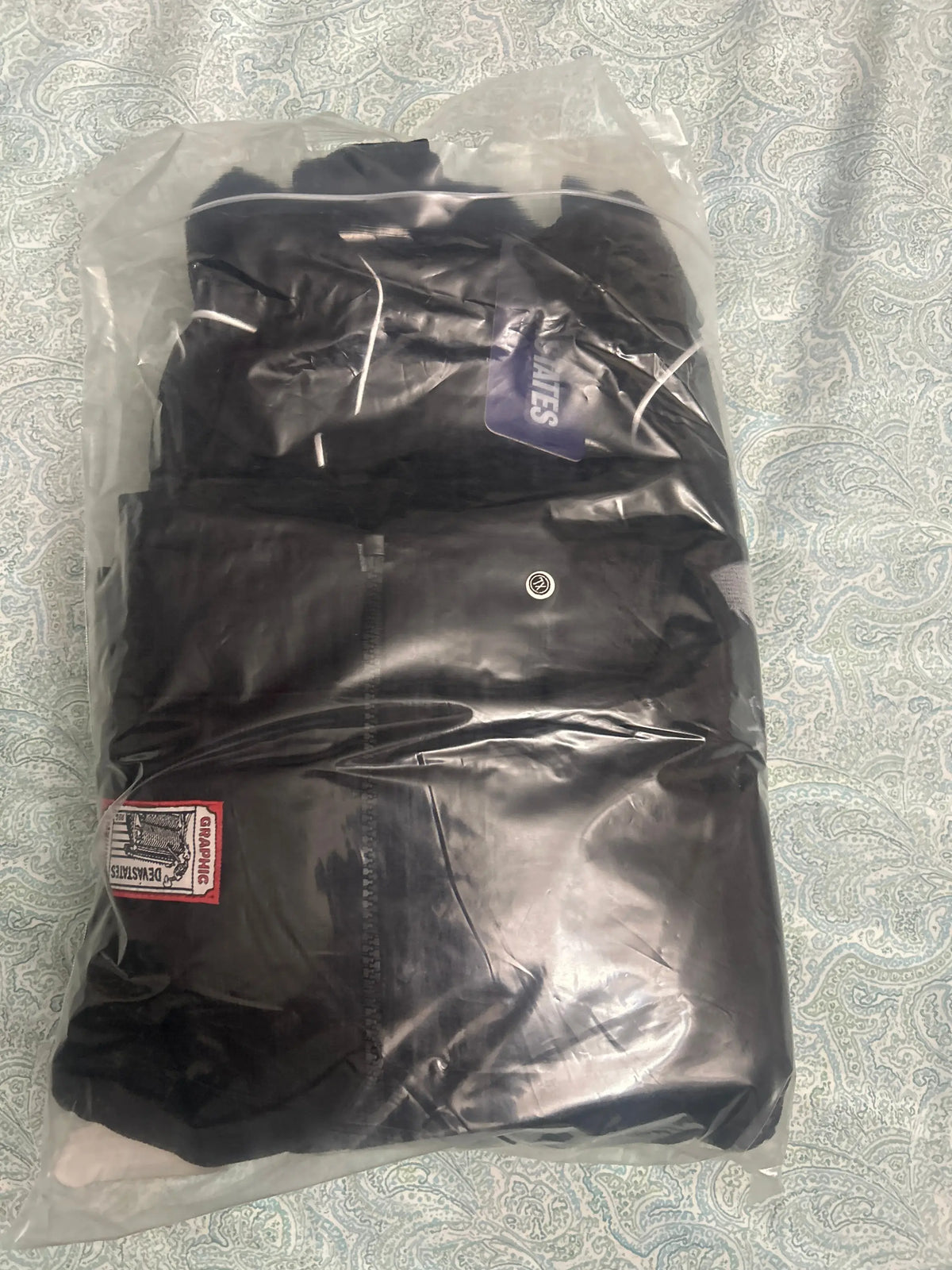 Deva States Road Crew Reversible Souvenir Corduroy Jacket Black Large