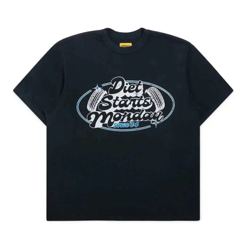 Diet Starts Monday Auto Tee Black