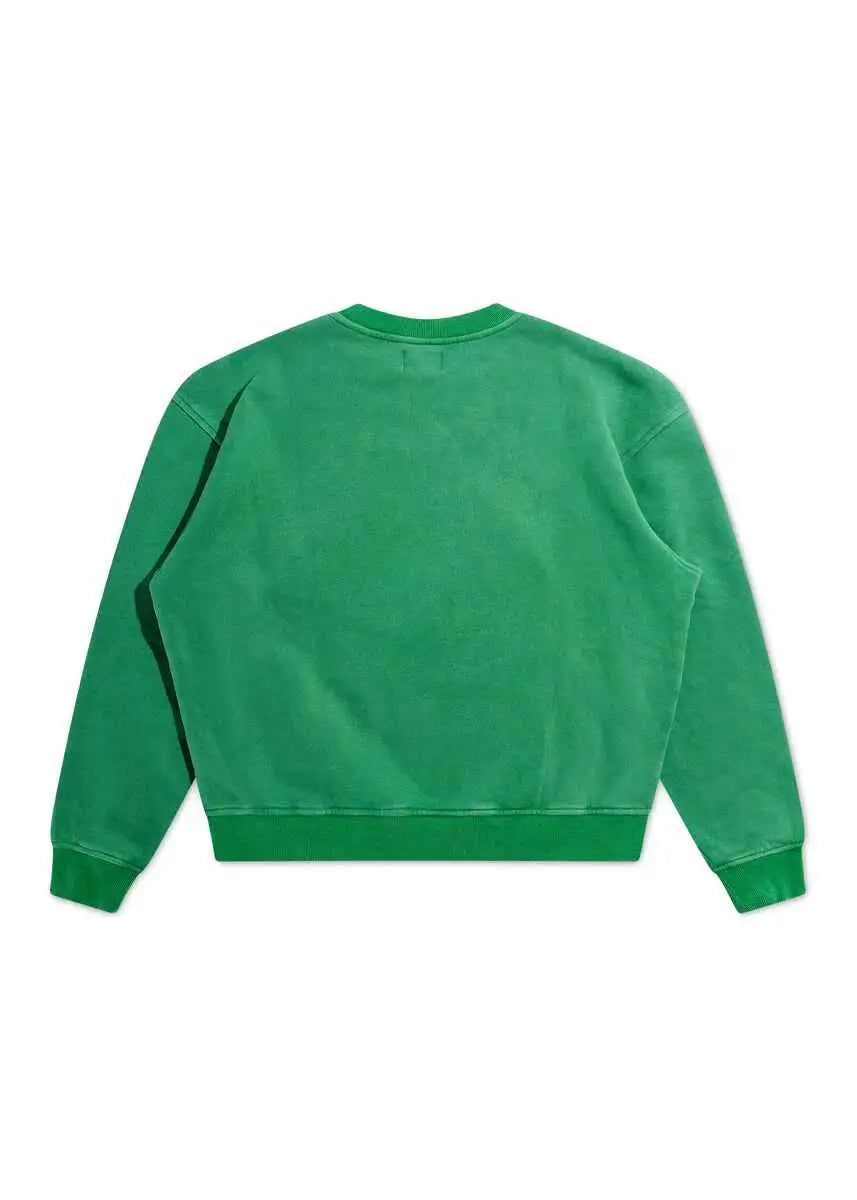 Diet Starts Monday Fleece Compass Sweatshirt Green - M