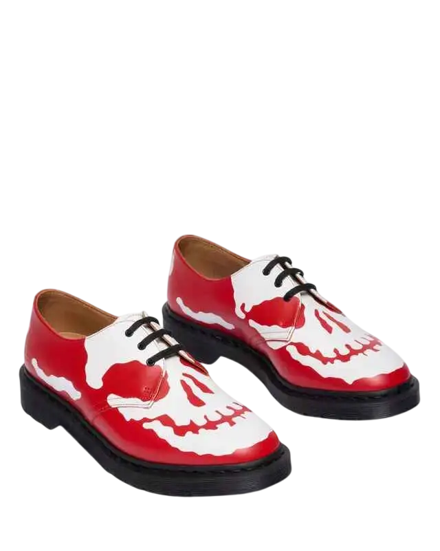 Doc Martens x Supreme 1461 3-Eye Skull Red - 10.5 - Footwear