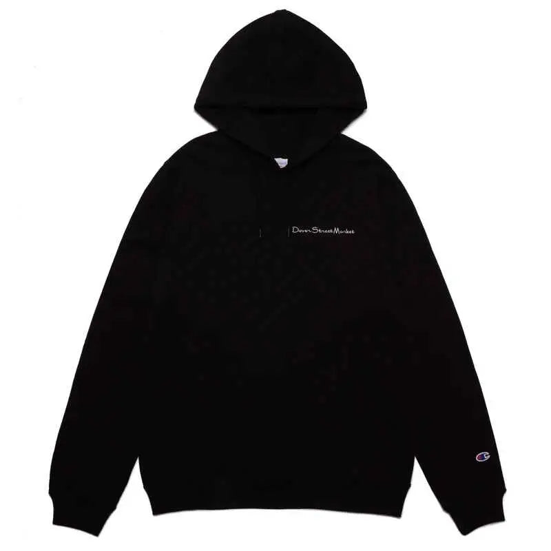 Dover Street Market x Champion Pullover Hoodie Black - M