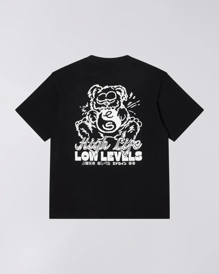 Edwin High Bear T-Shirt Black - M