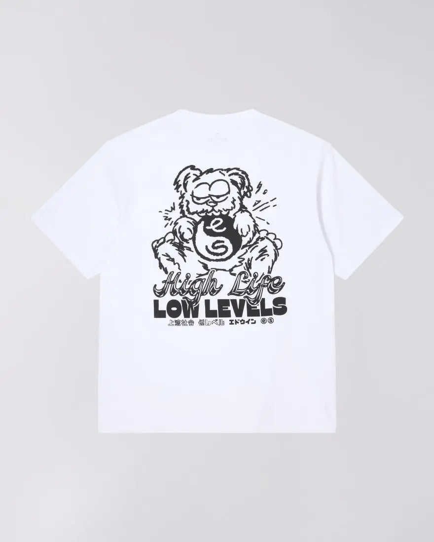 Edwin High Bear T-Shirt White - M