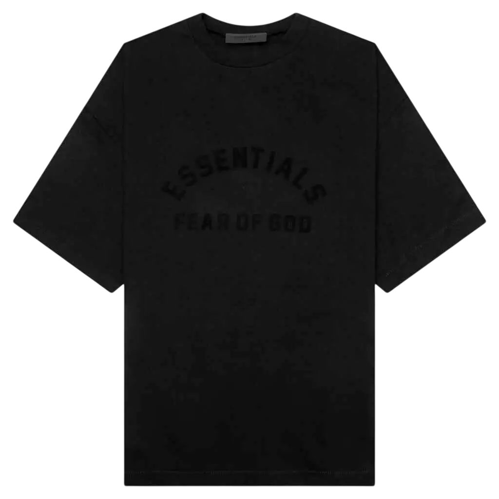 Fear of God Essentials Heavy Crewneck T-Shirt Black - M