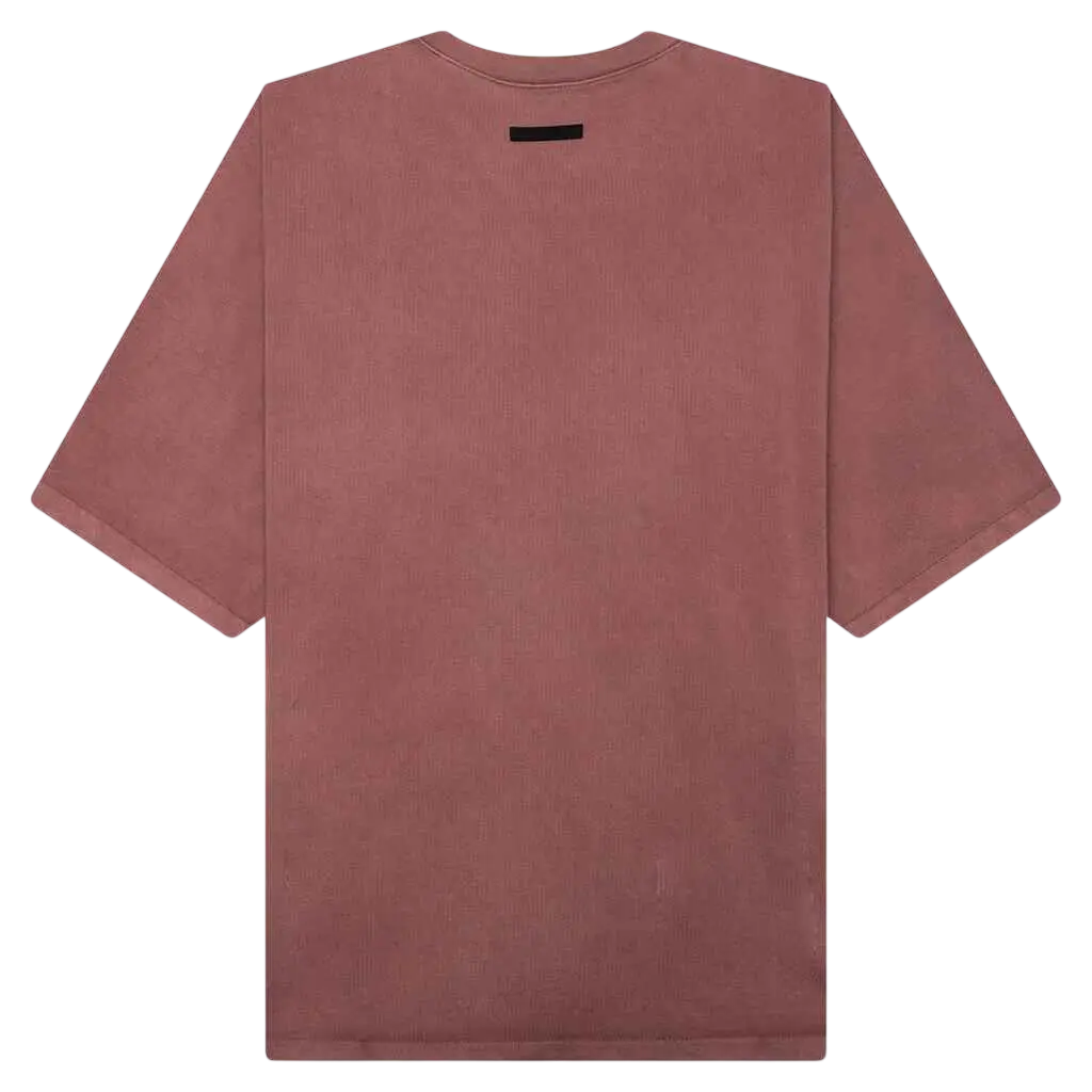Fear of God Essentials Heavy Crewneck T-Shirt Crimson - M