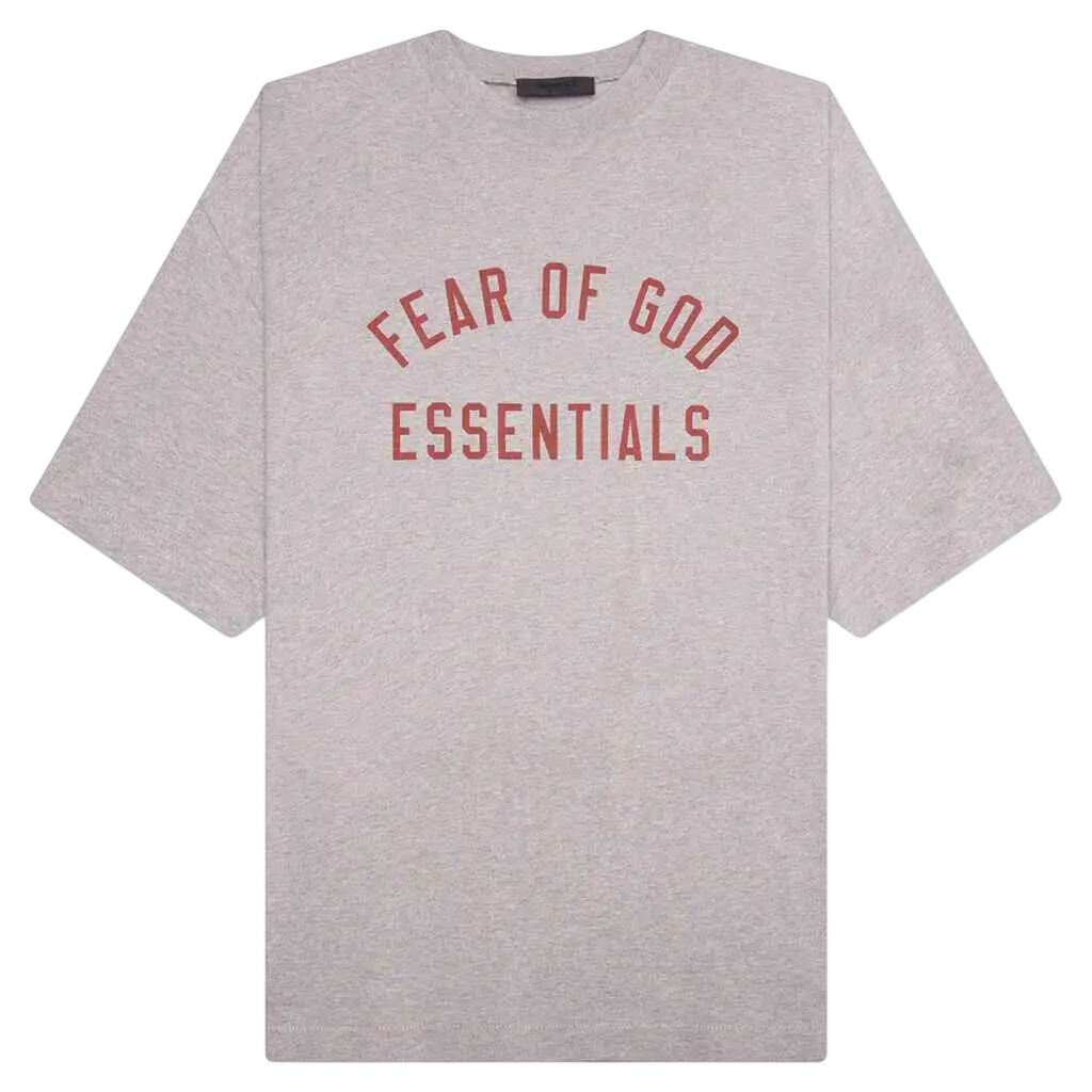 Fear of God Essentials Jersey Crewneck T-Shirt Dark Heather Gray - M