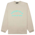 Fear of God Essentials Long Sleeve T-Shirt Seal Beige - M