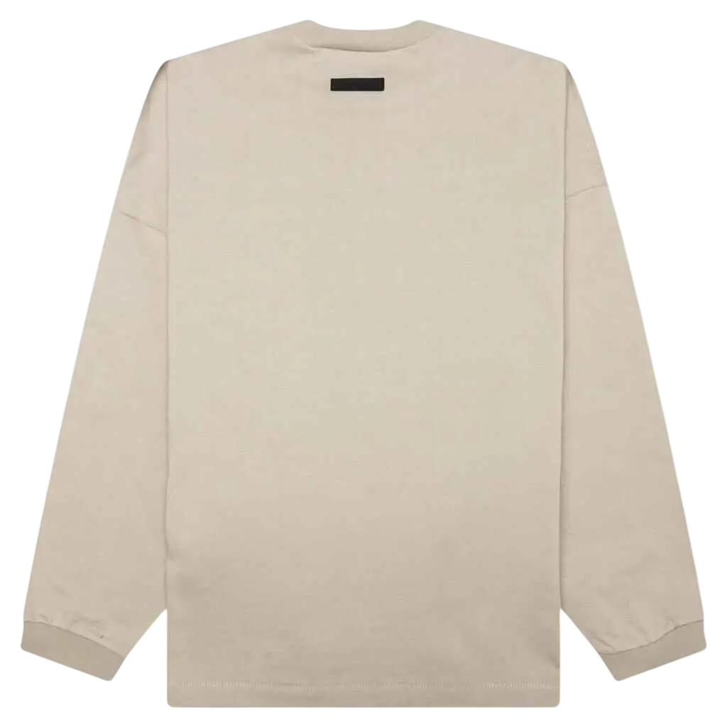 Fear of God Essentials Long Sleeve T-Shirt Seal Beige - M