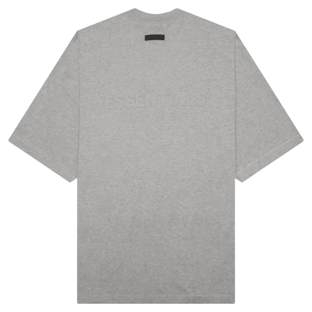 Fear of God Essentials V-Neck T-Shirt Dark Heather Oatmeal - XL