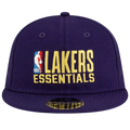 FoG Essentials x New Era LA Lakers Purple Snapback