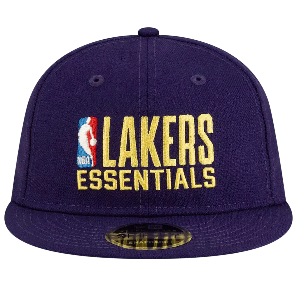 FoG Essentials x New Era LA Lakers Purple Snapback