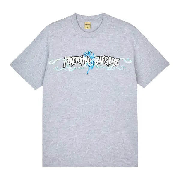 Fucking Awesome Baskin Ribbons T-Shirt Gray - M