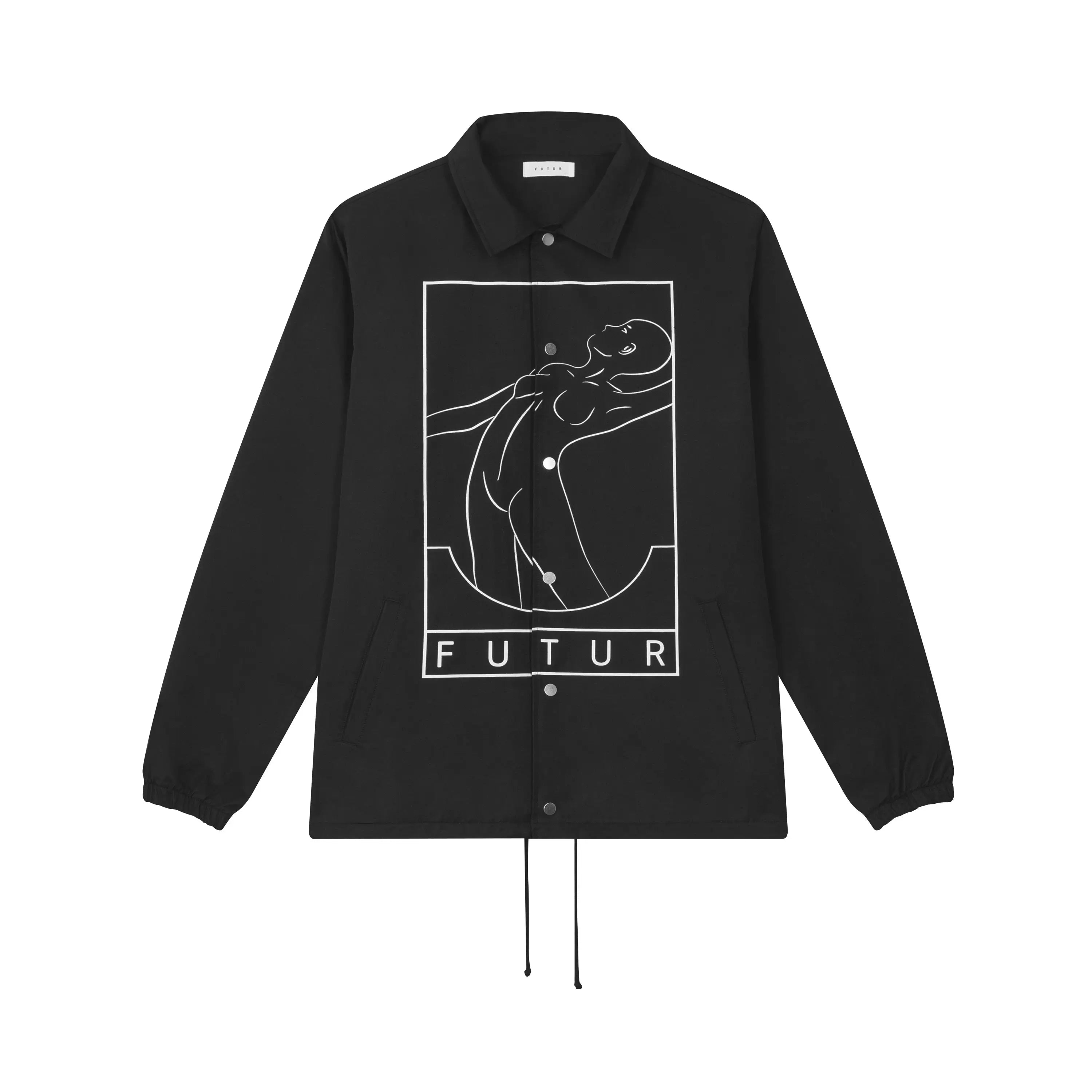 Futur Splash Coaches Jacket Black - M