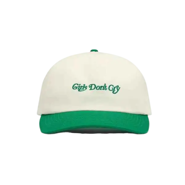 Girls Don’t Cry Logo Snapback Ivory/Green - One size