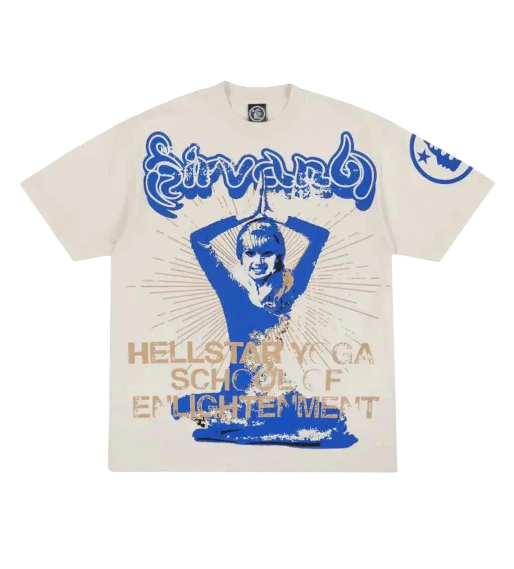 Hellstar Yoga Tee Cream - L