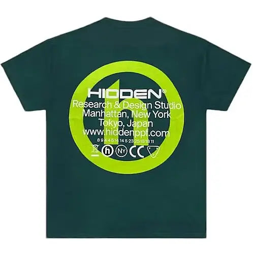 Hidden NY Research and Development Tee Green - T-Shirts