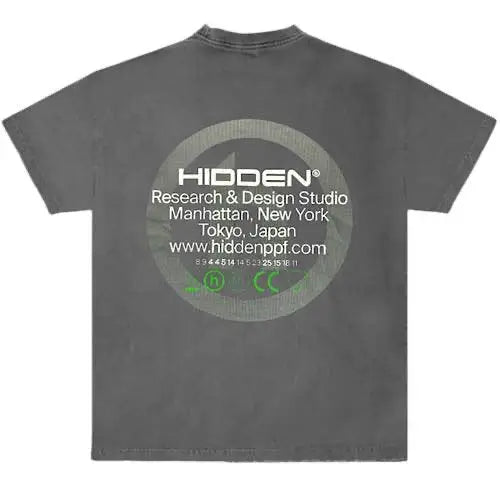 Hidden NY Research and Development Tee Washed Gray - T-Shirts