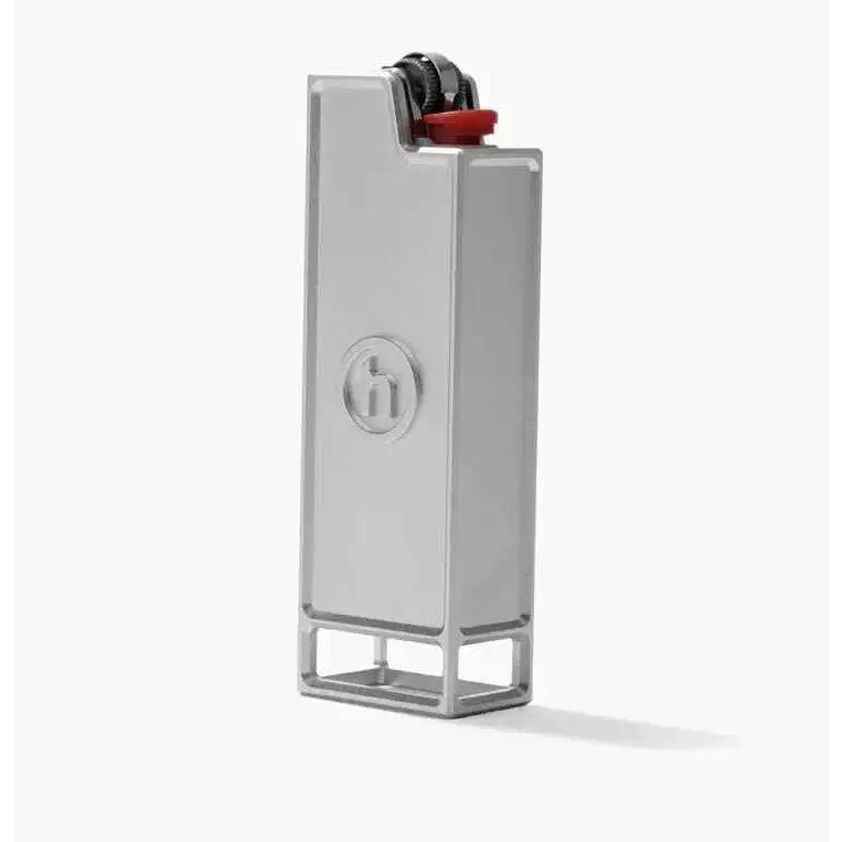 Hidden NY Silver Scaffold Lighter Case - Collectible