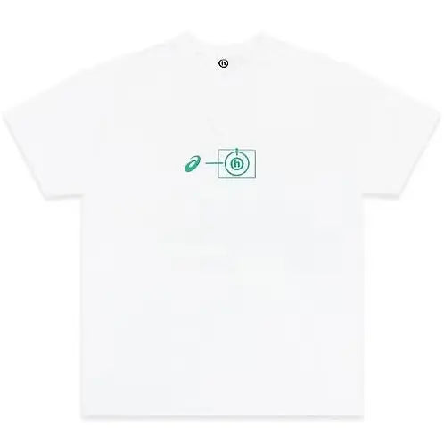 Hidden NY x Asics Dawn Hand Tee White - T-Shirts