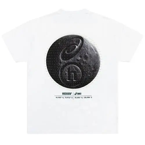 Hidden NY x Asics Dawn Moon Tee White - T-Shirts