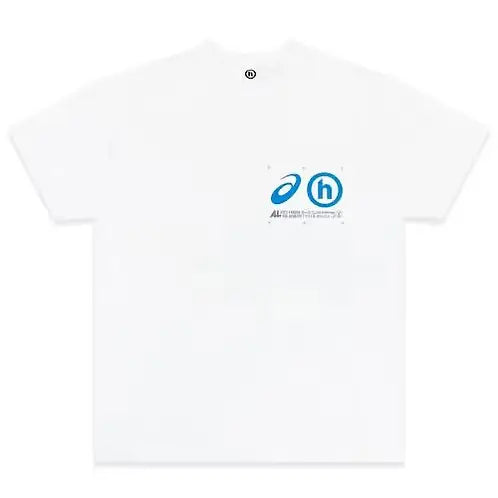 Hidden NY x Asics Dawn Running Man Tee White - T-Shirts