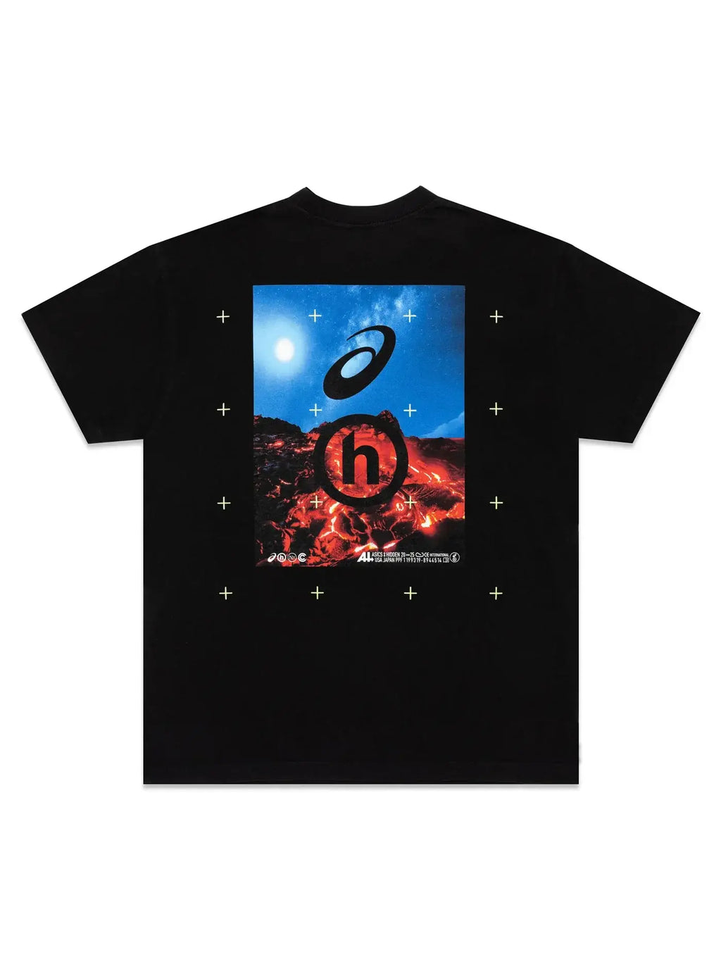 Hidden NY x Asics Dusk Landscape Black - T-Shirts