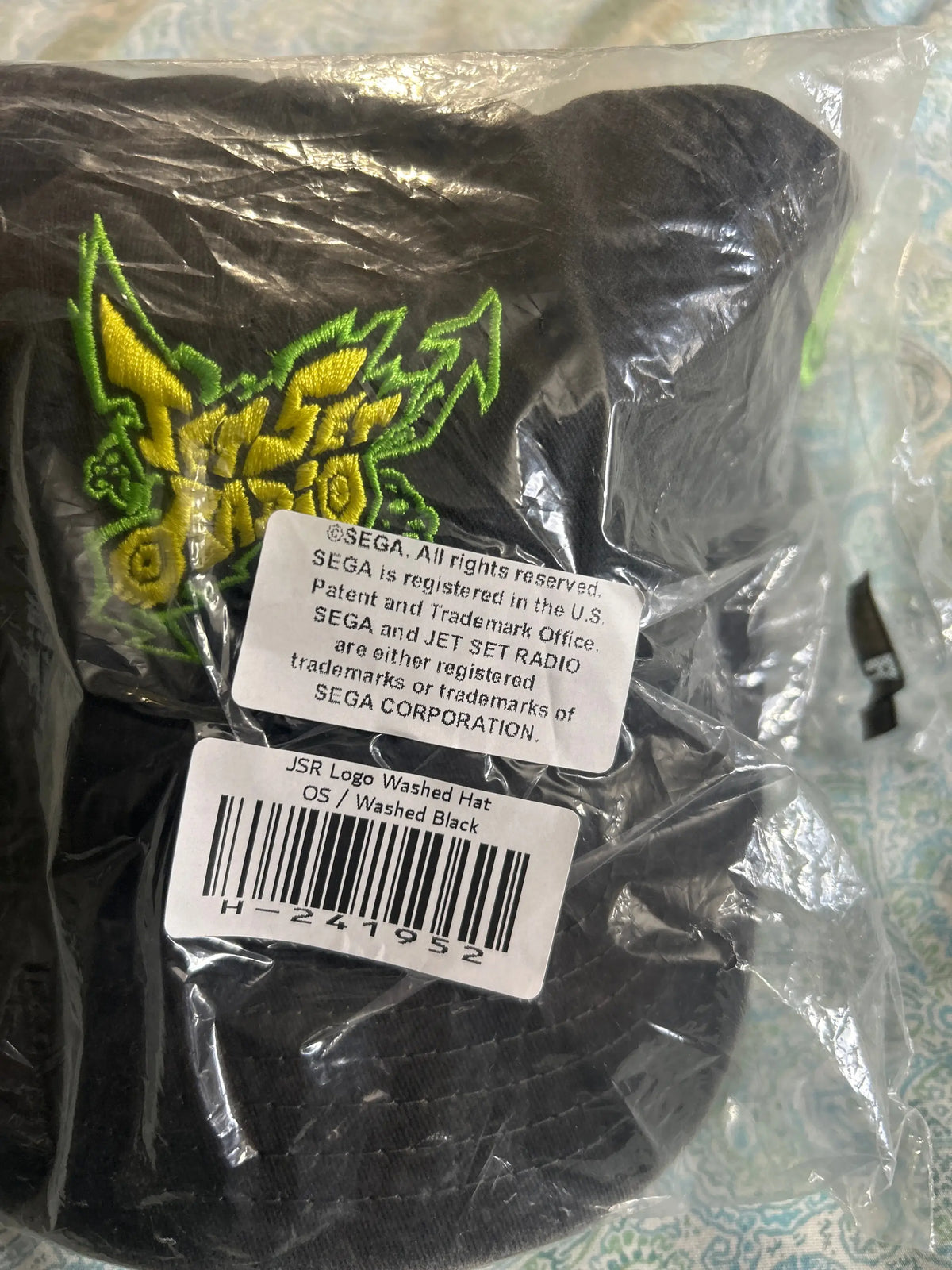 Hidden NY x Jet Set Radio Logo Hat Strapback Washed Black