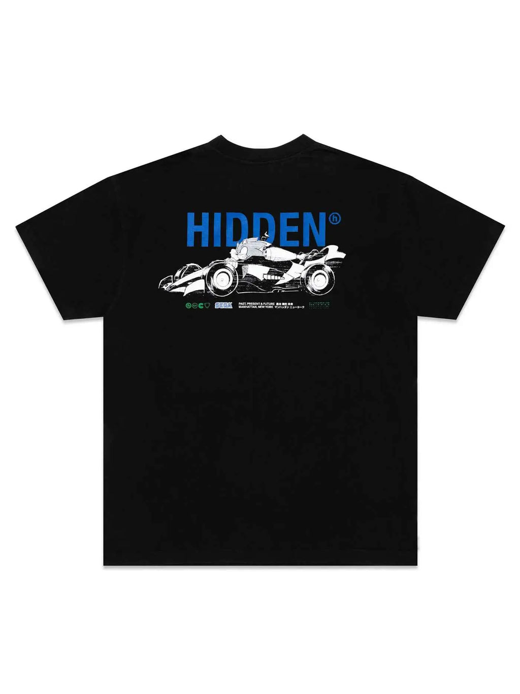 Hidden NY x Sega Sonic Car Tee Black - T-Shirts