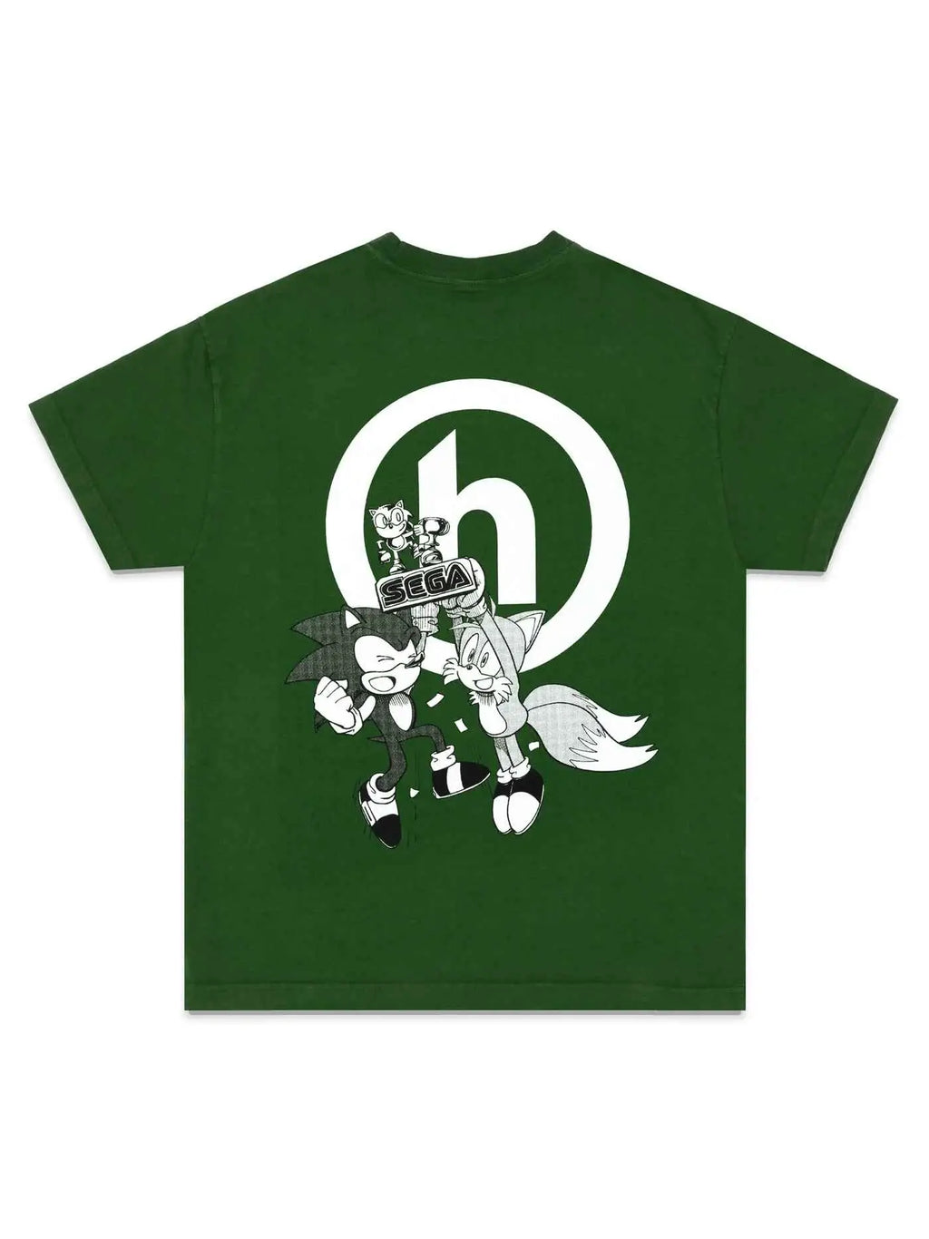 Hidden NY x Sega Sonic Trophy Tee Green - T-Shirts
