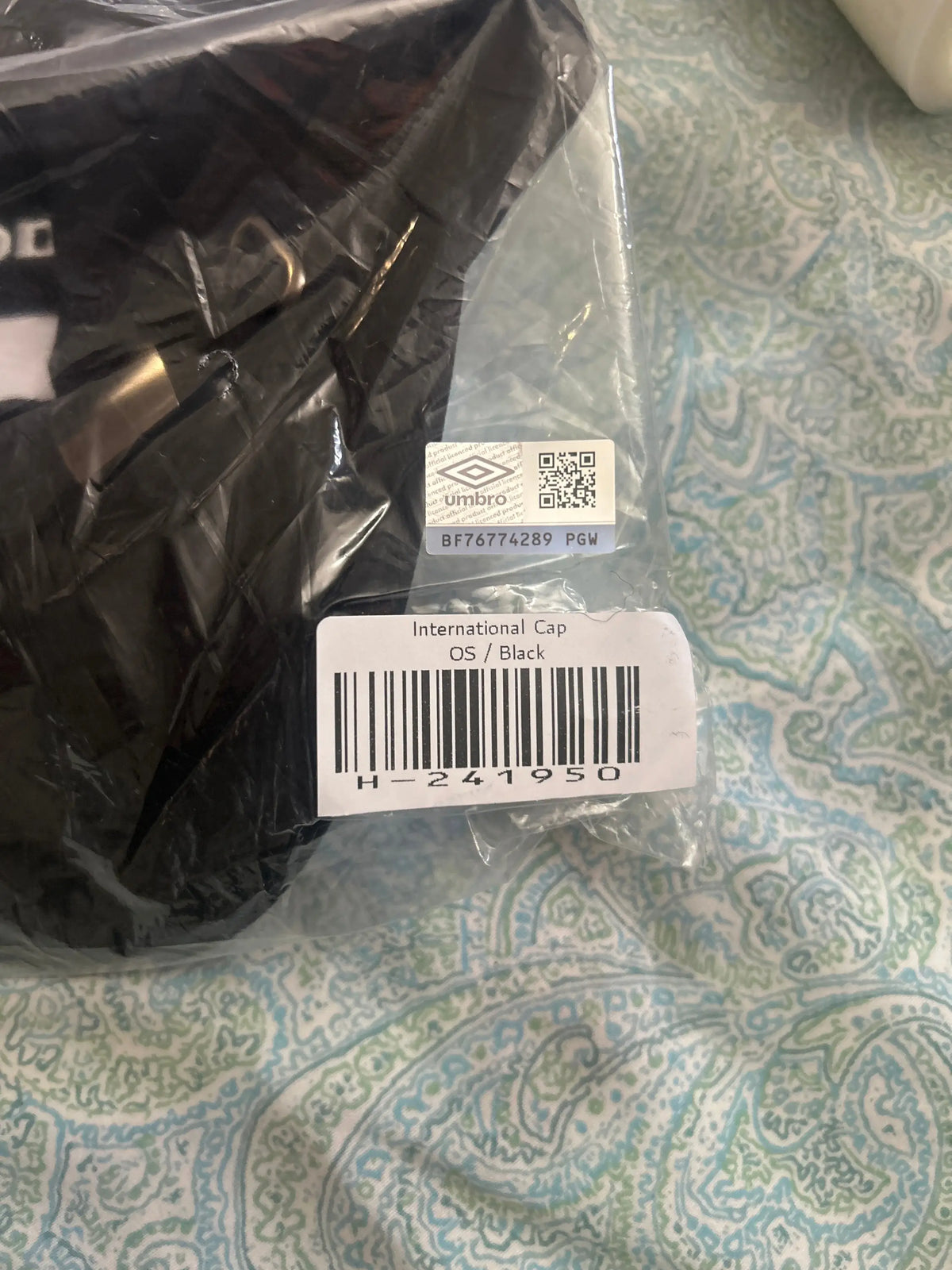 Hidden NY x Umbro International Strapback Hat Black