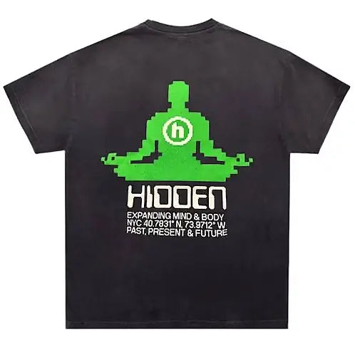 Hidden NY Hidden Zen Tee Washed Black - T-Shirts