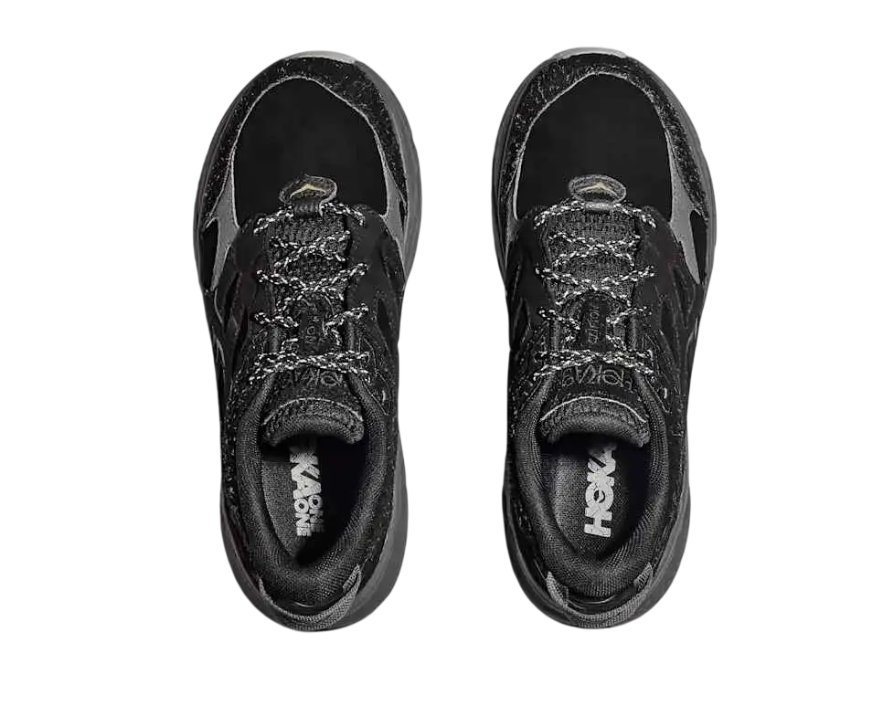 Hoka Clifton L Elite Terrain System Suede Black Satellite Grey - 10