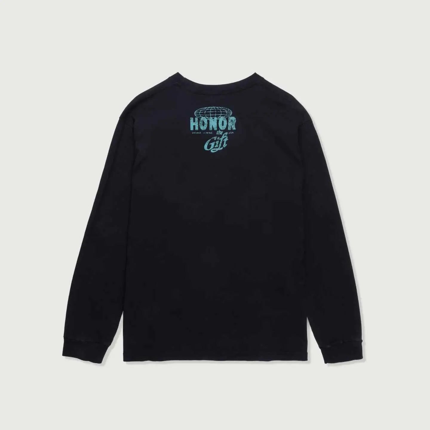 Honor the Gift Global Logo Long Sleeve T-Shirt Black - Medium