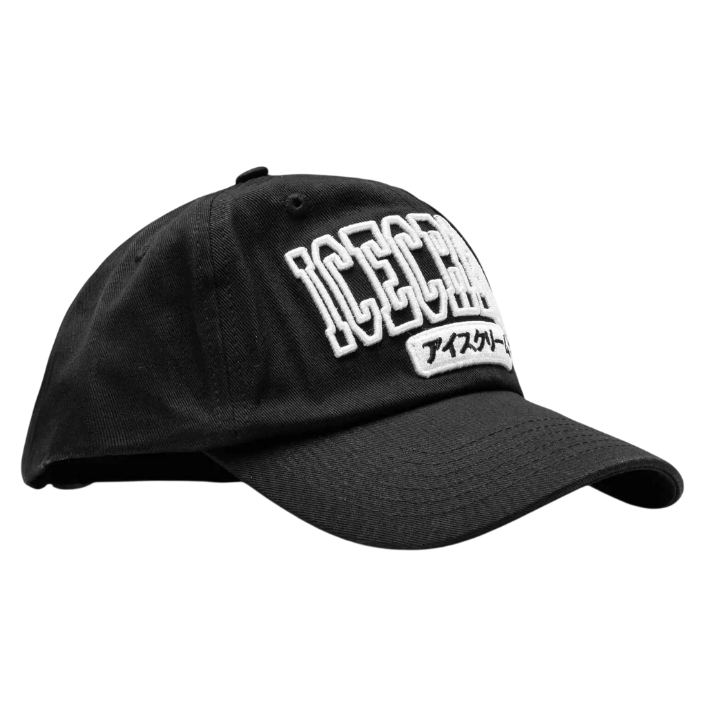 Ice Cream Grip Dad Hat Black