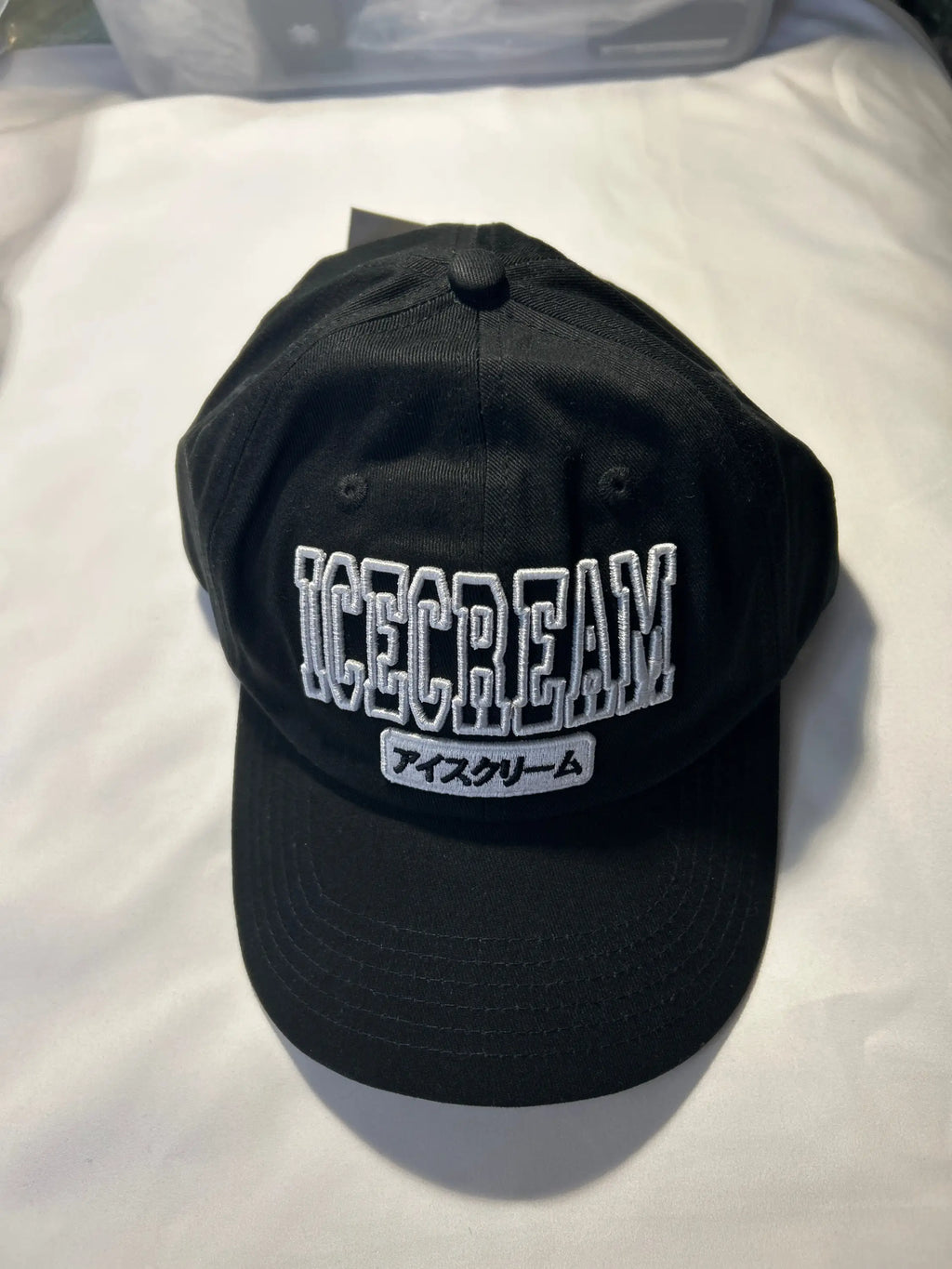 Ice Cream Grip Dad Hat Black