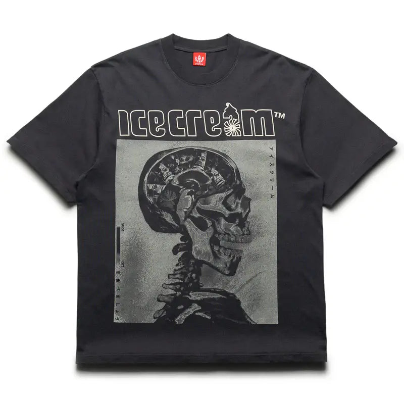 Ice Cream Money On My Mind Knit Tee Charcoal - T-Shirts