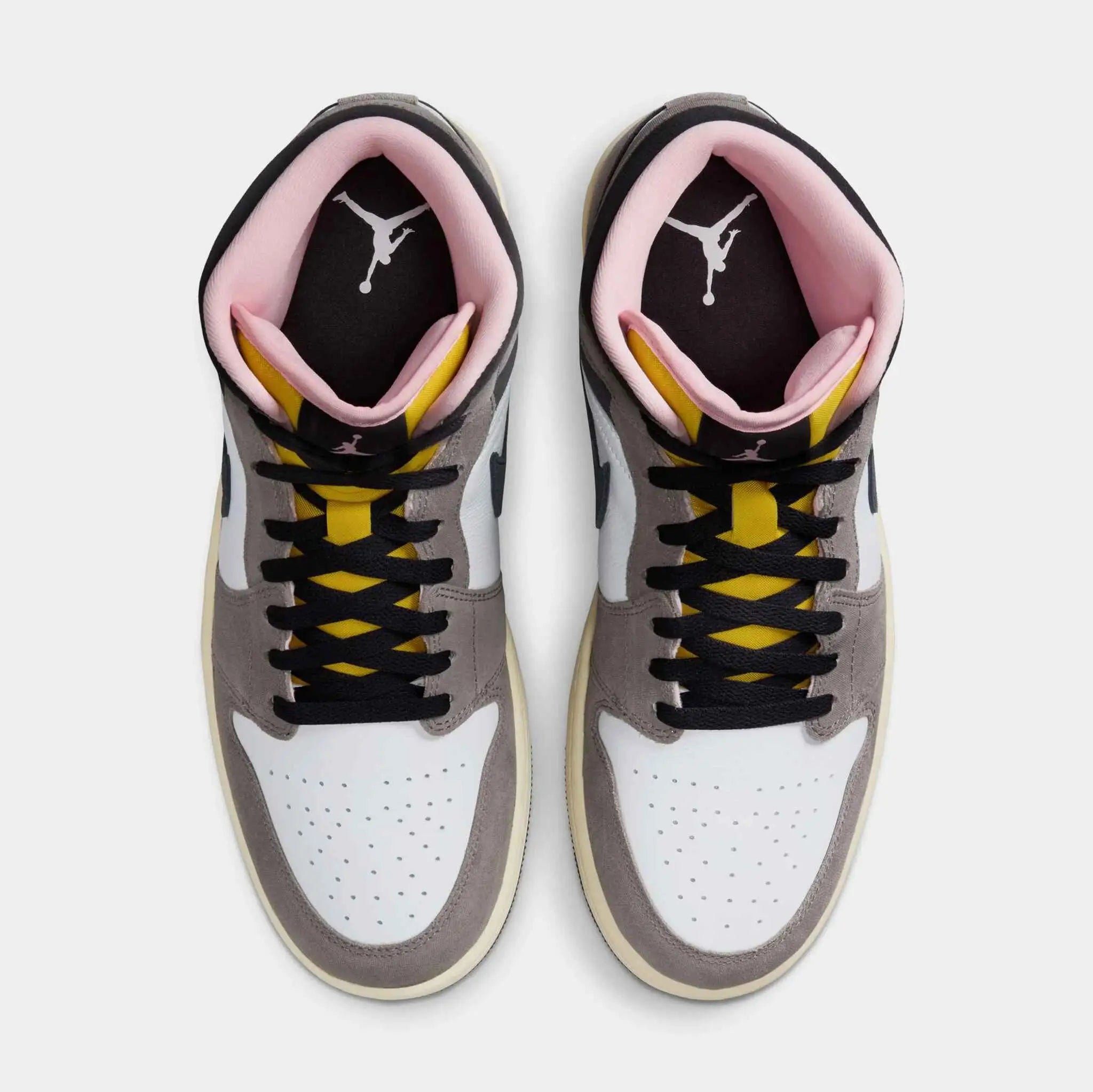 Jordan 1 Mid SE White Cave Stone Oil Gray - Sneakers